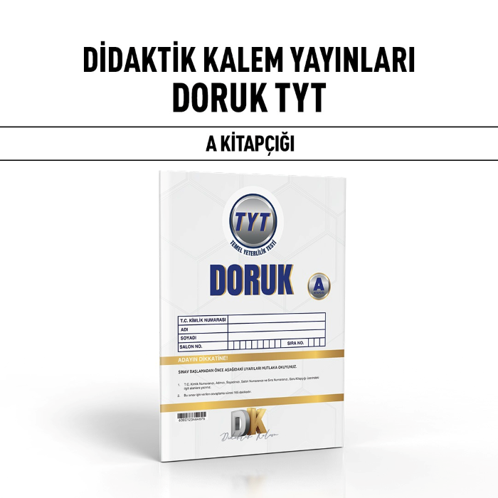 DİDAKTİK KALEM TYT DORUK SNV 2-A - 2024-25